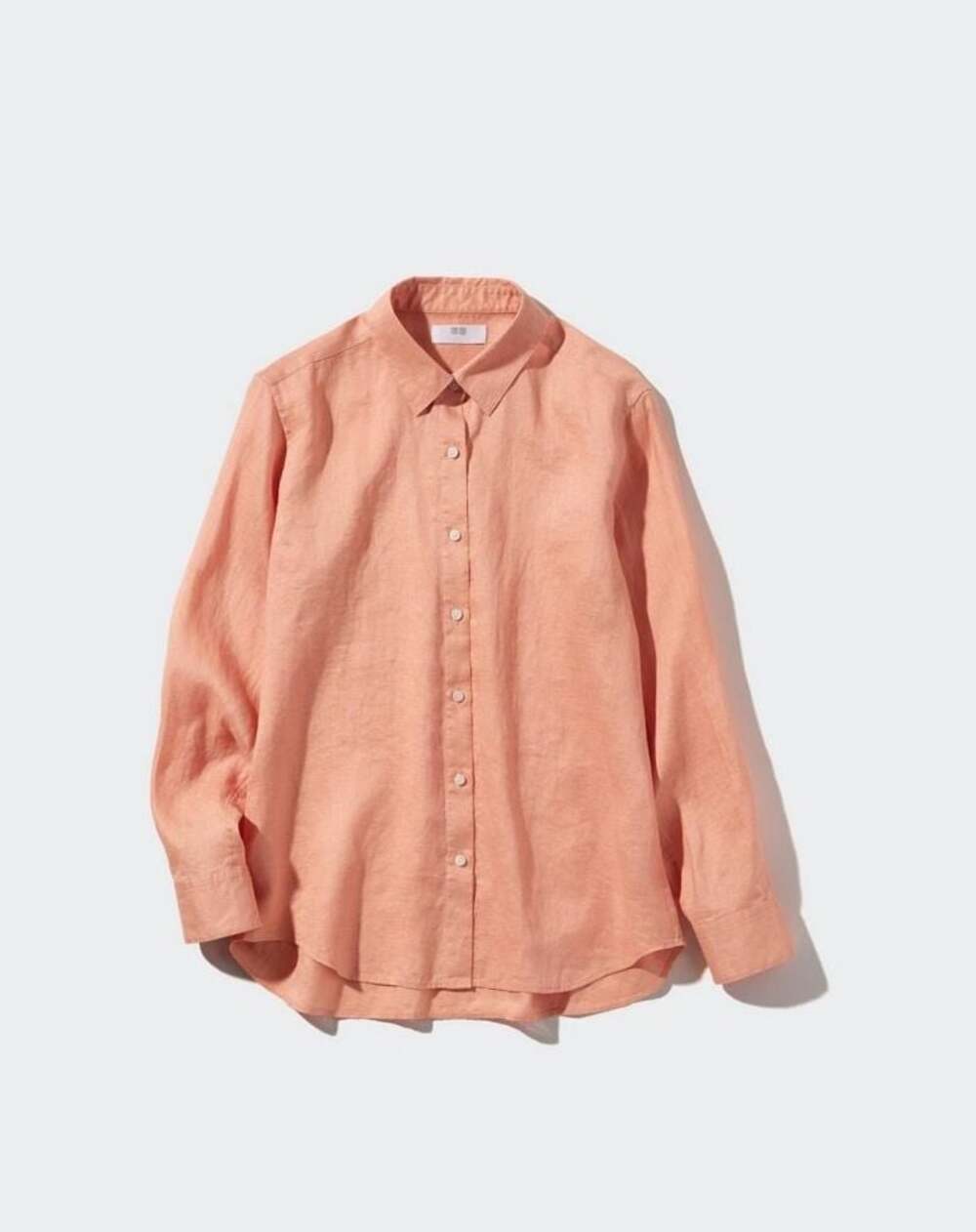 Uniqlo Women's Premium Linen Long-Sleeve Shirt Size L